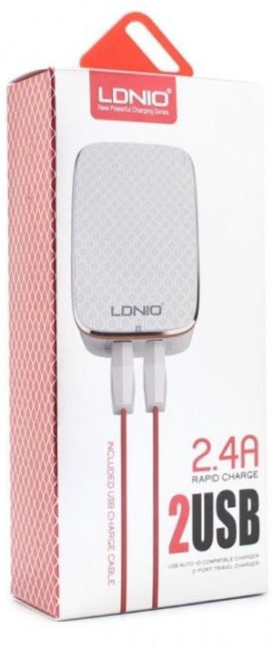 Kucni punjac LDNIO 2XUSB 5V 2,4A