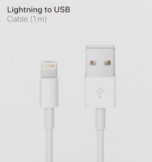 LIGHTNING TO USB CABLE 1M